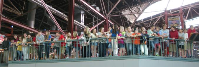 7th graders at Union Station